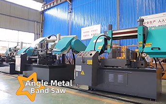 Horizontal metal band saw