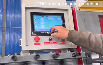 CNC stirrup rebar bending machine