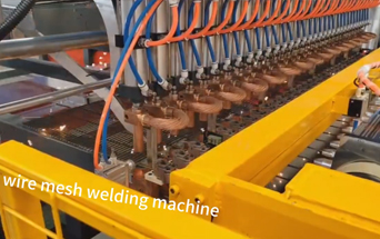 CNC anti climbing wire mesh welding machine