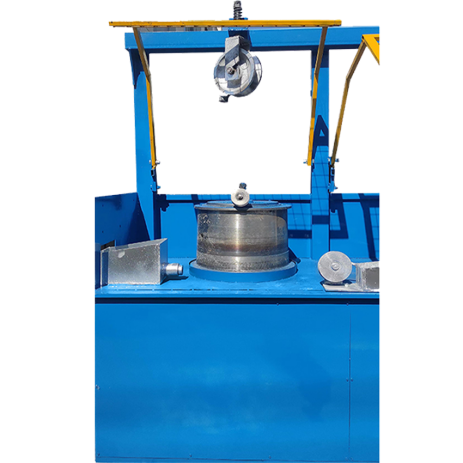 Pulley type wire drawing machine