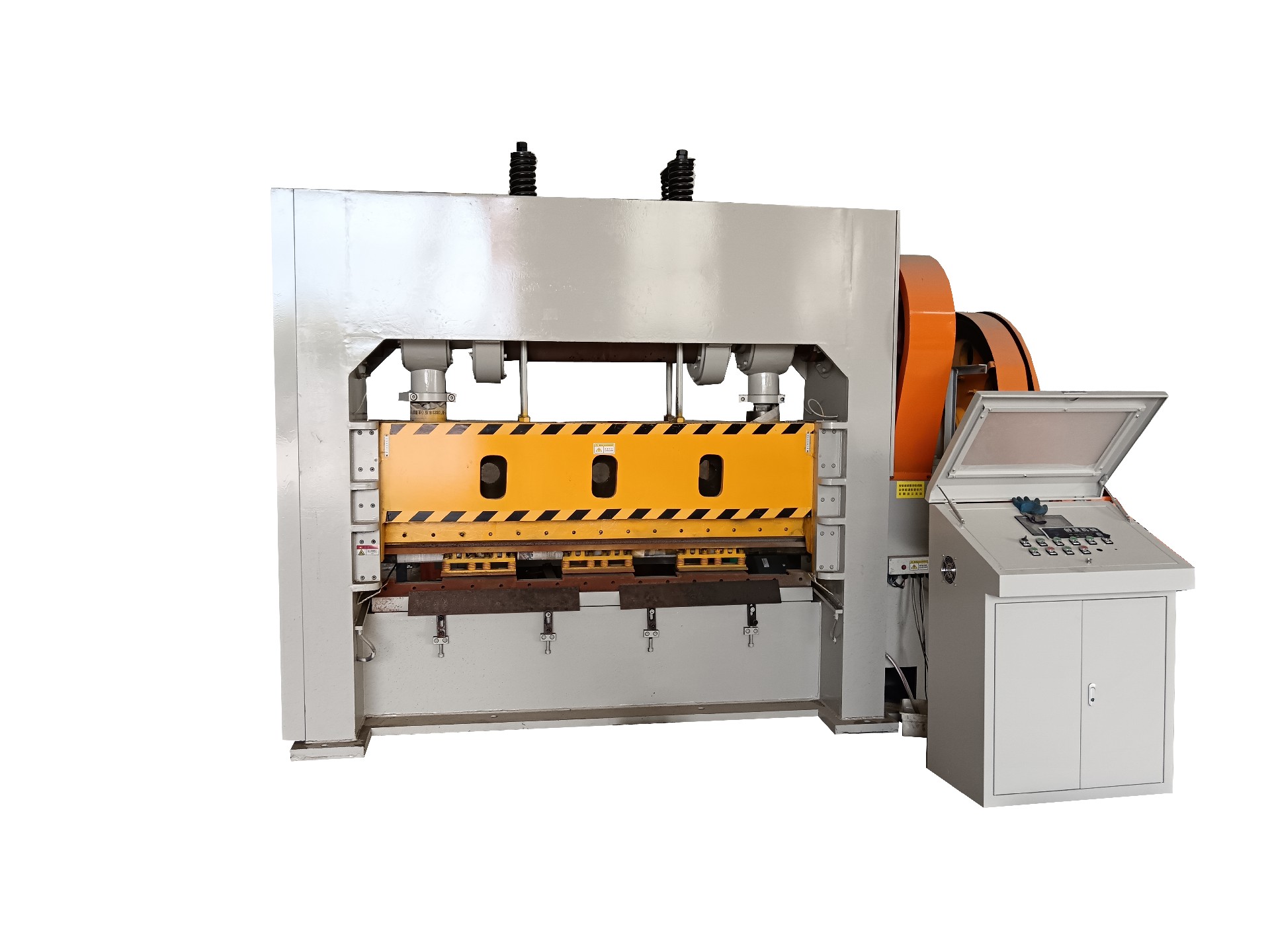 Expanded metal mesh machine