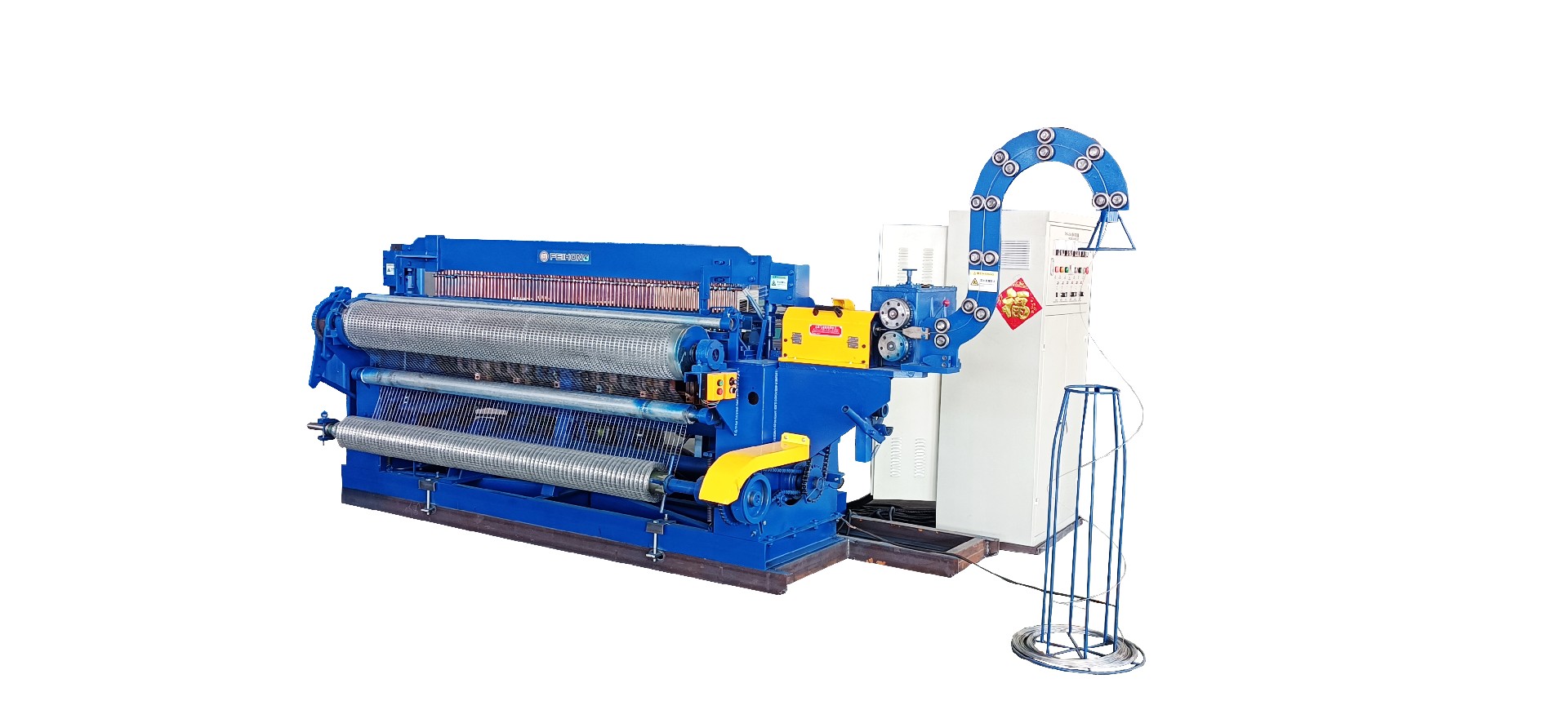 Rolling mesh welding machine	