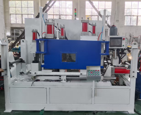 Automatic steel bar scraping butt welding machine