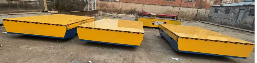 trackless electric flat conveyor car	